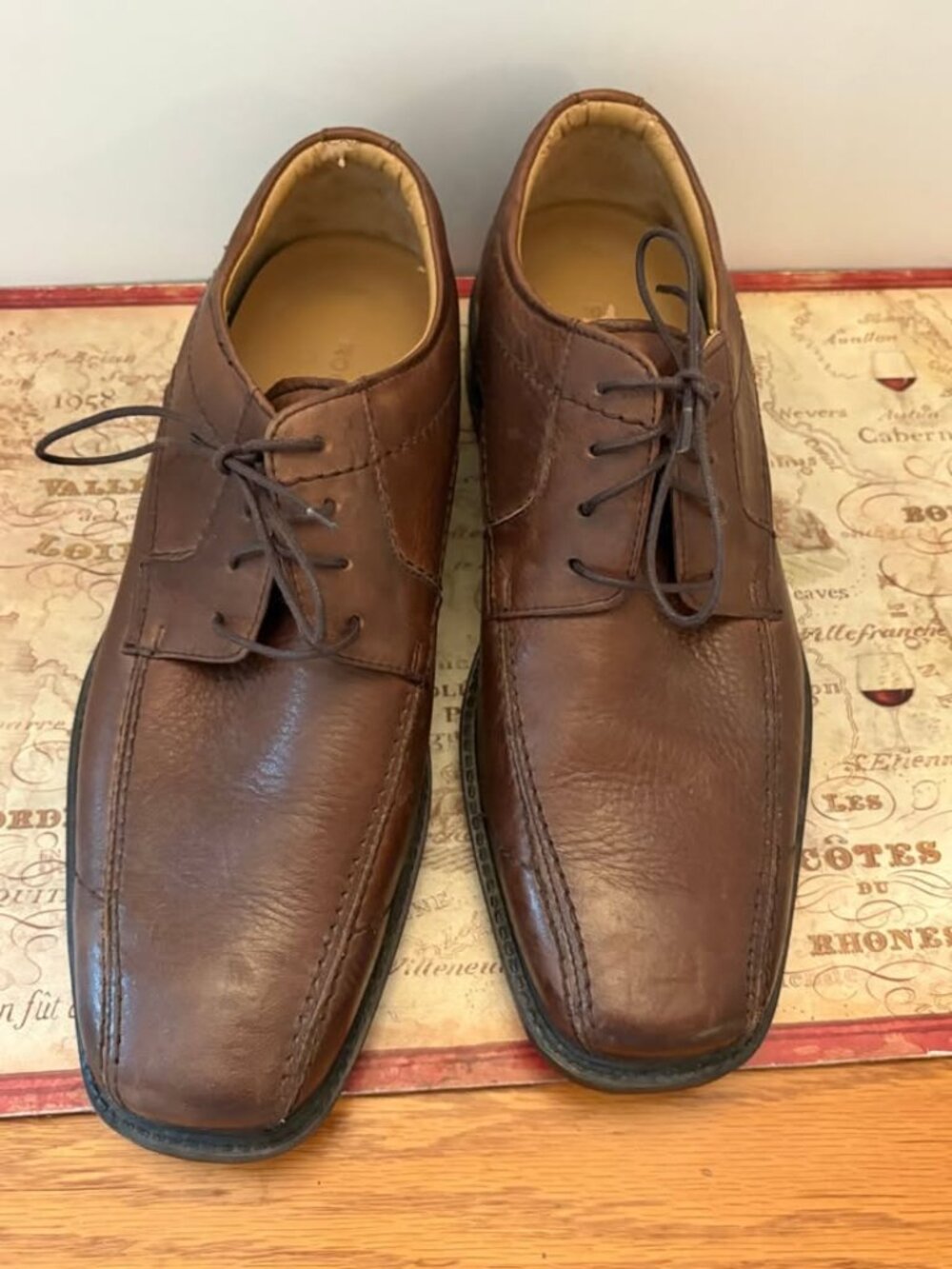 Rockport Men's Brown Leather Shoes - Size 9
